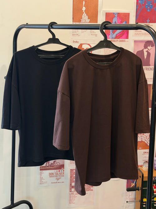 Boxy Fit Duo — Black & Mocha