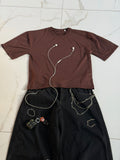 Mocha Boxy Tee