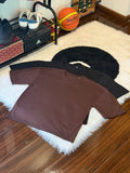 Boxy Fit Duo — Black & Mocha