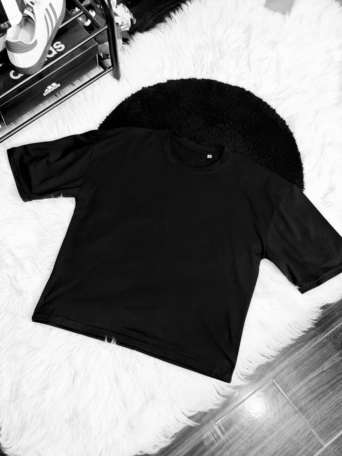 Boxy Fit Duo — Black & Burgundy